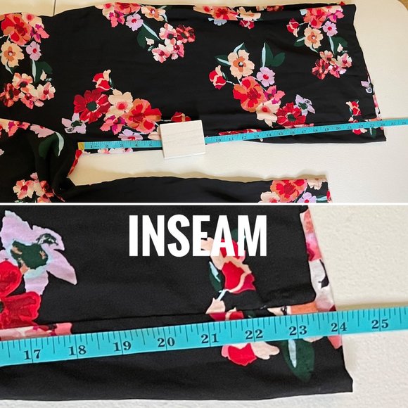 NWT Lulu's Pretty Petals Black Floral Print Culotte Jumpsuit - Picture 14 of 16